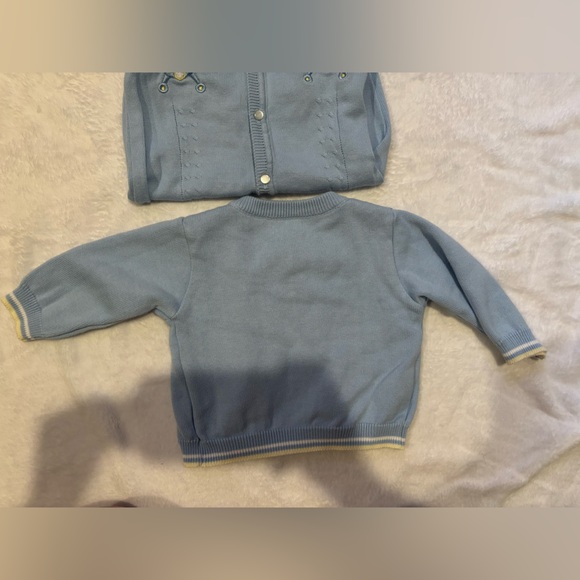 Friedknit Creations Connection Vintage 100% Cotton Blue Rocking Horse Sleeper - Picture 6 of 6